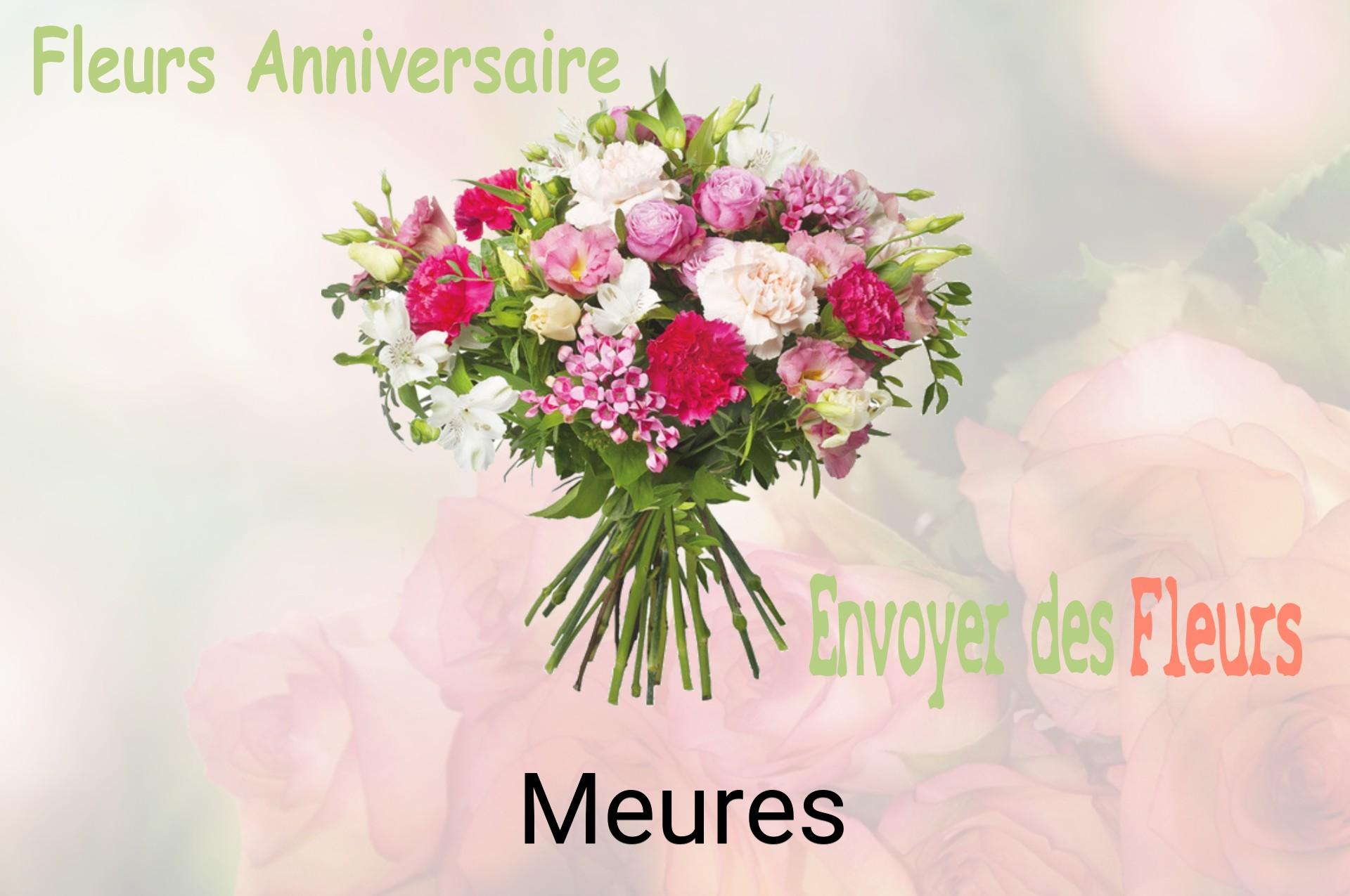 Bouquet de fleurs d’anniversaire livré à Meures